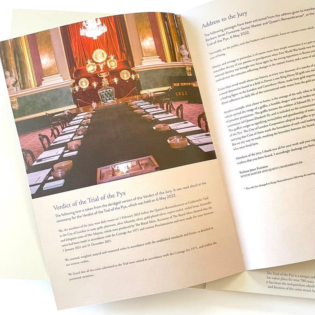 【Trial Pyx】エリザベス女王95年記念　ピエフォート銀貨