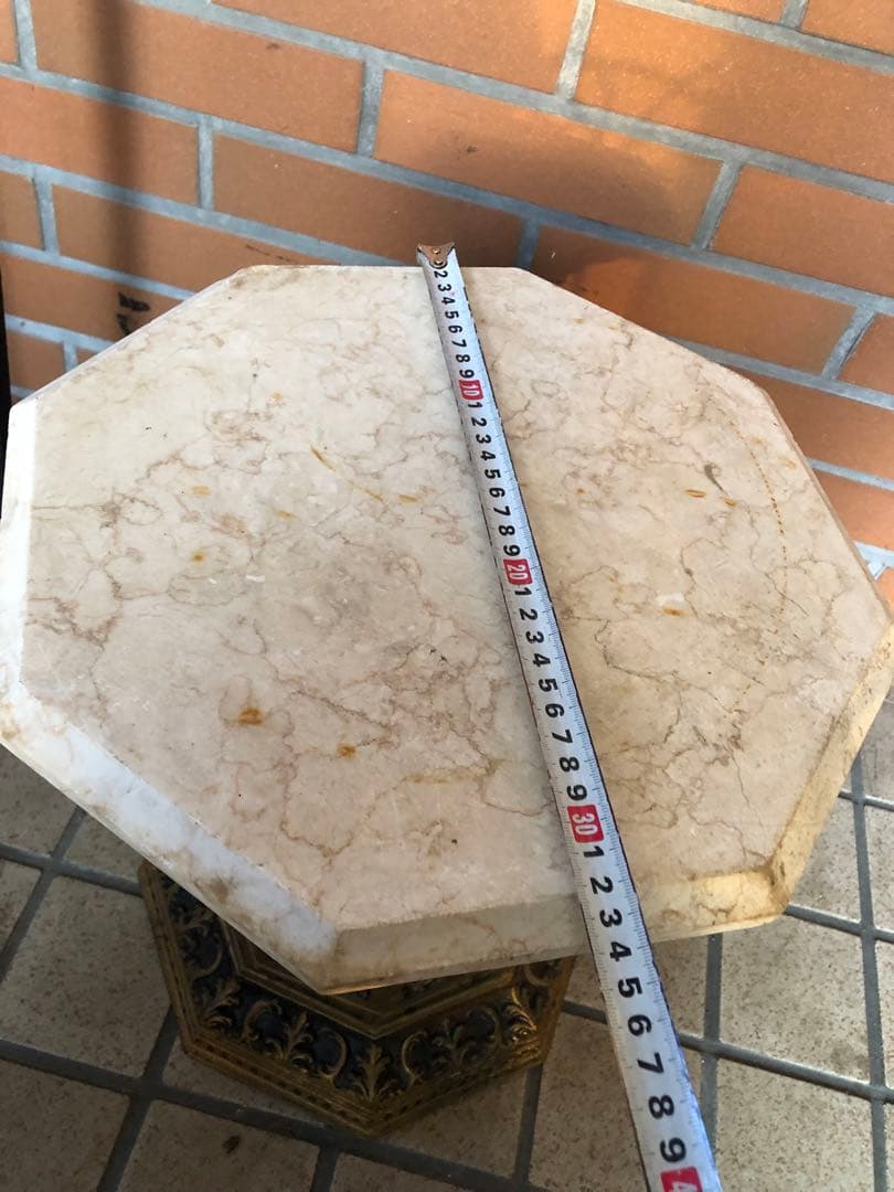 フラワースタンド　ヨーロピアン風　アンティーク調　ロココ調　コーヒーテーブル