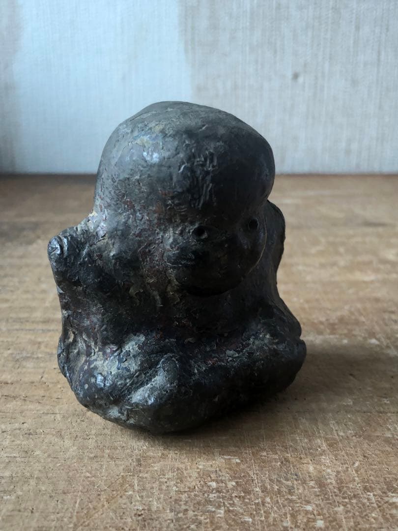 家の神さま　古民藝　金属製　福助　民衆仏