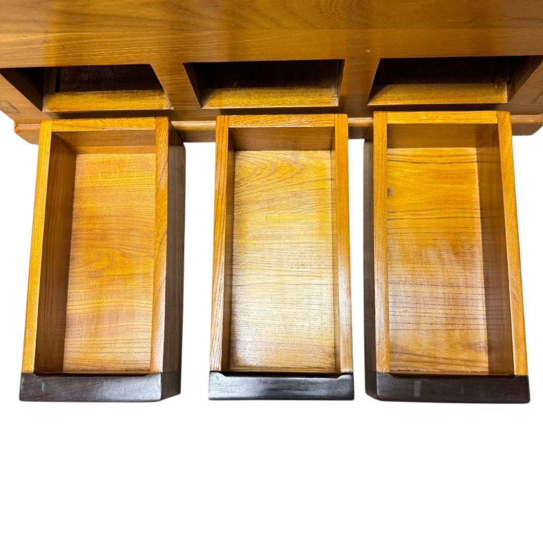 【美品】無垢 天然木 関西火鉢 大和火鉢 囲炉裏 長火鉢 火鉢 角火鉢 箱火鉢