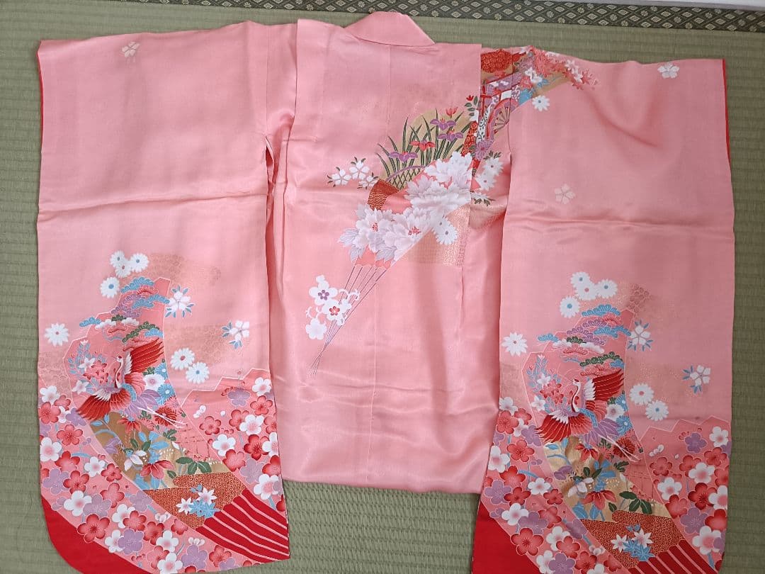 七五三7歳女の子祝い着セット