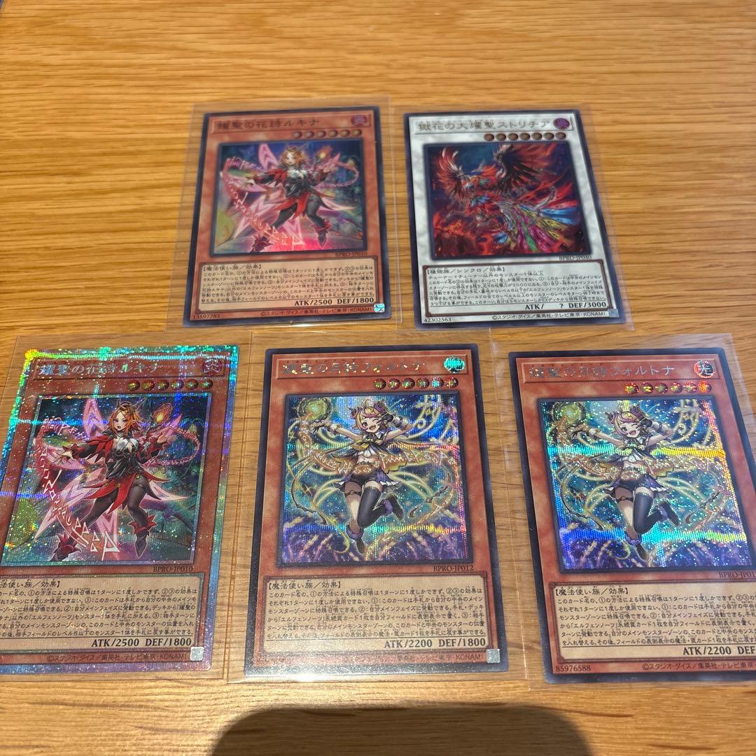 遊戯王 エルフェンノーツ　ルキナ　フォルトナ　プリシク　シク