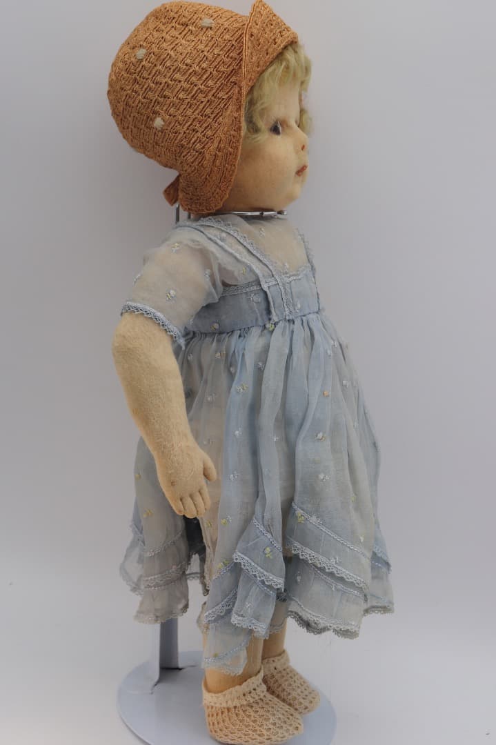 アンティーク・レンチ・ドール 45cm 虫喰いあり LENCH DOLL