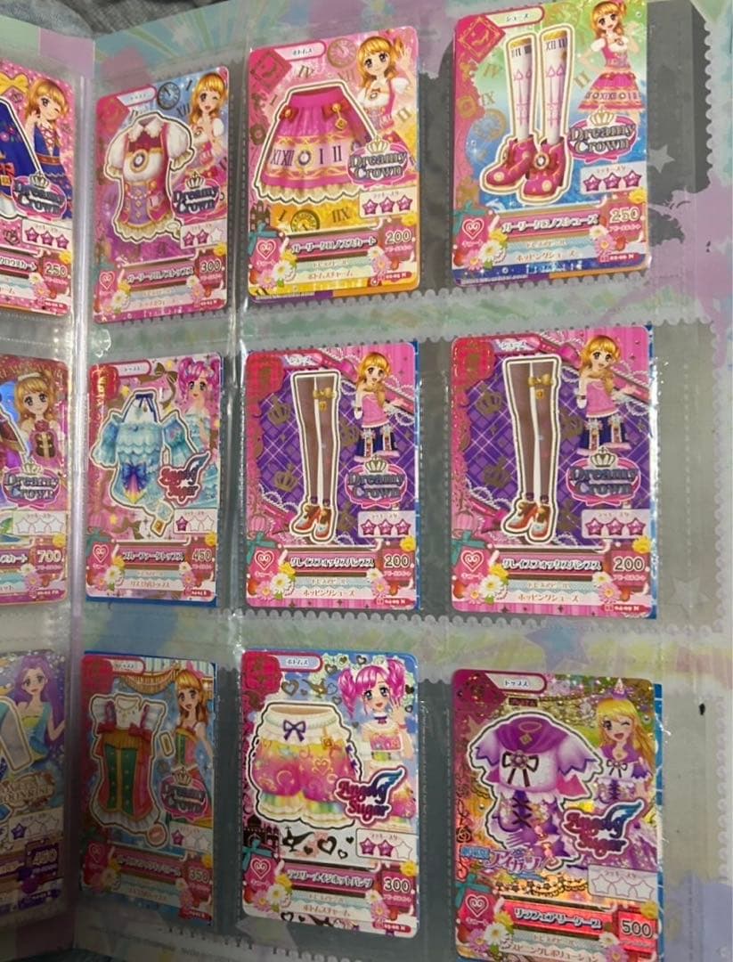 アイカツカードセット　バラ売り不可　値下げ可能