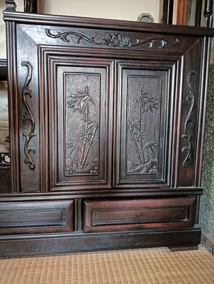 茶棚　茶箪笥　和タンス　アンティーク飾り棚