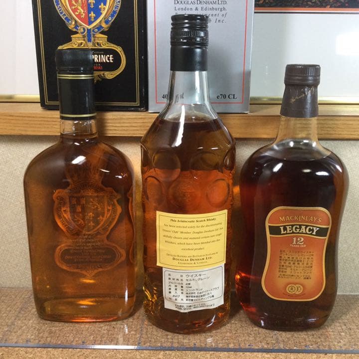 ★古酒マッキンレーズ・ダイナース・プリンス❗️【未開栓】3本全て12年熟成‼️