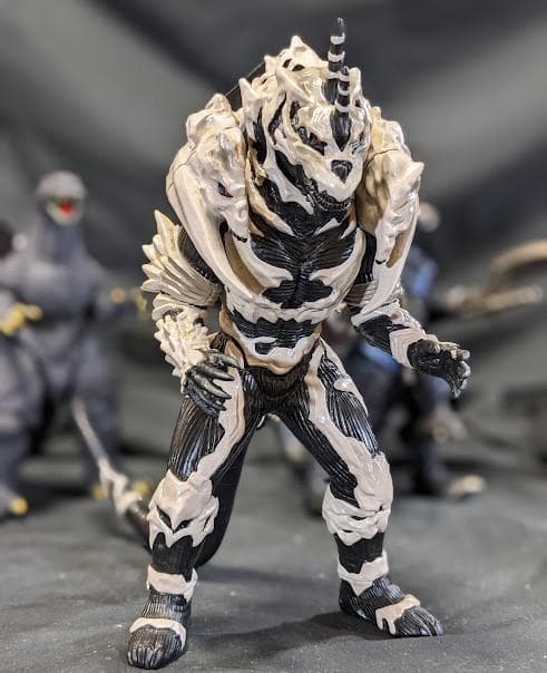 FWゴジラ・ガイガン・モンスターX（バンダイ）タグ付ソフビフィギュア３体セット