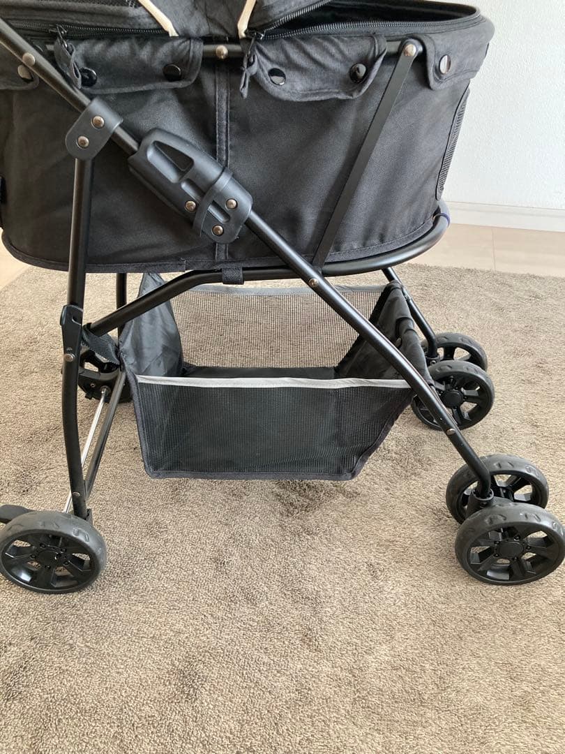 美品⭐️ペットパラダイス犬用カート　黒