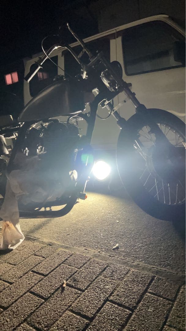 sr400 タンク チョッパー アルミタンク