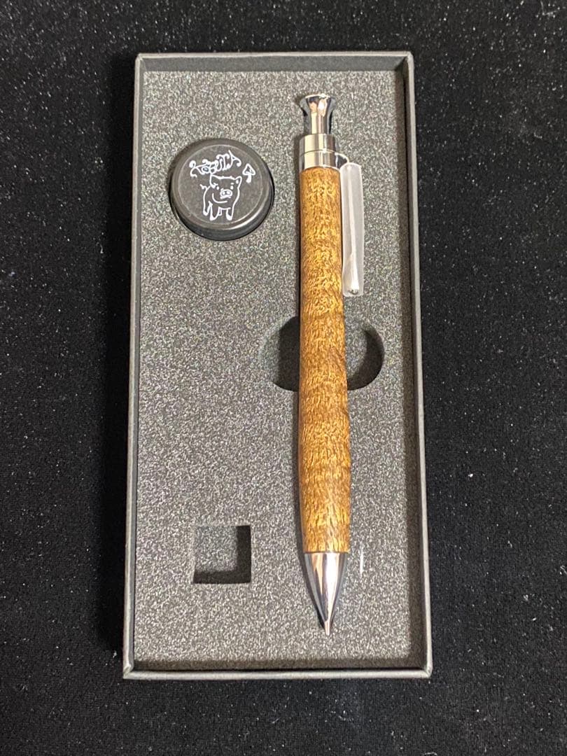 こぶた工房 シャープペンシル キハダ極上玉杢0.5mm