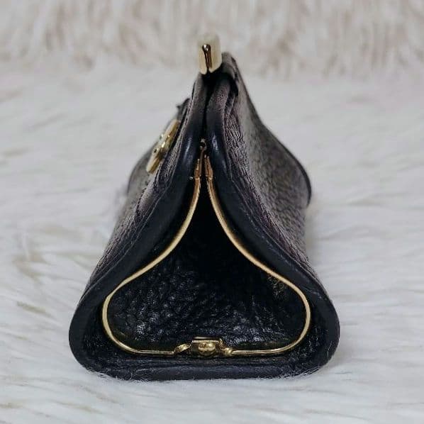 美品✨クリスチャン ディオール Dior ケース 小物入れ がま口 シボ革