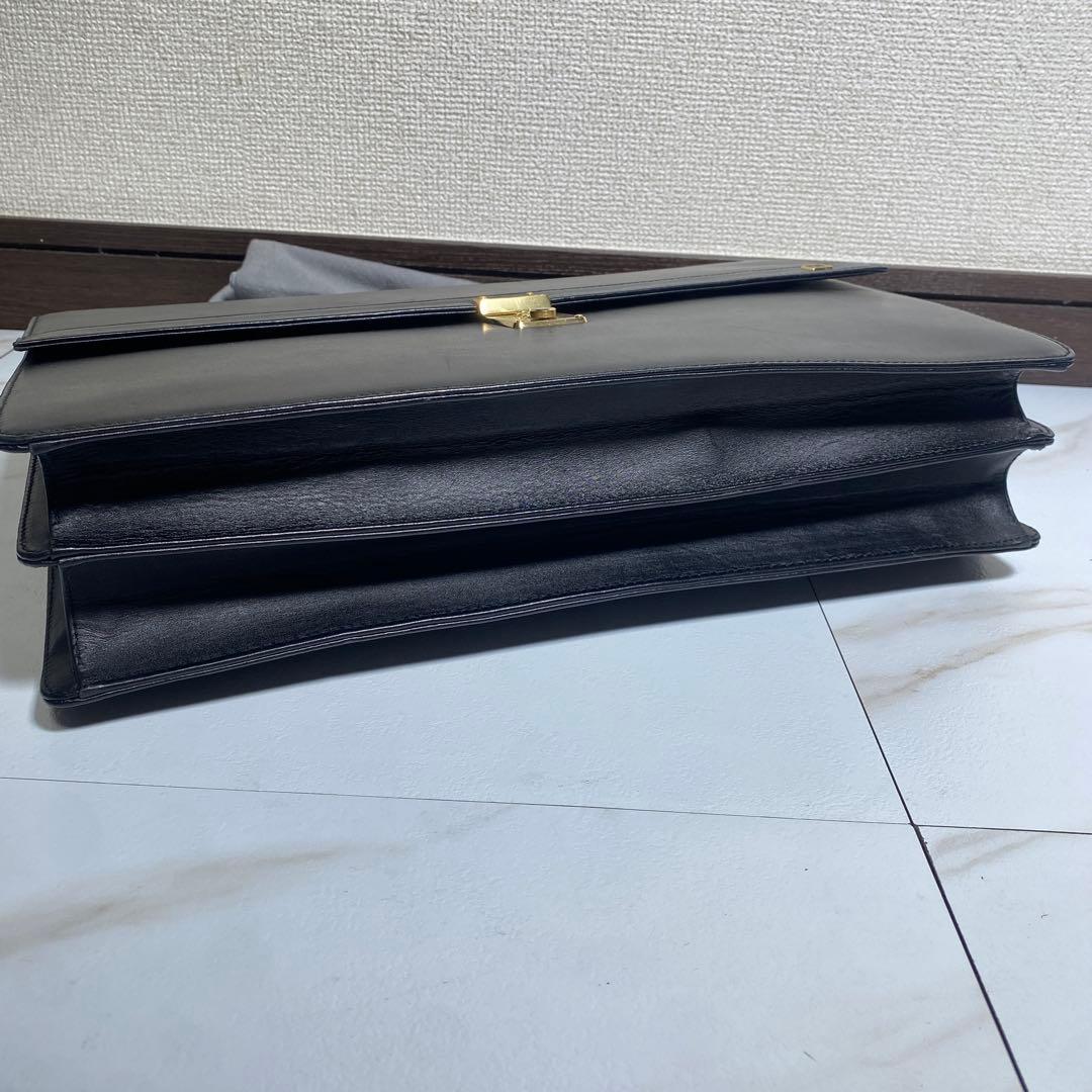 希少⭐︎ダンヒル 自立型ビジネスバッグ ブリーフケース オールレザー 布袋付き