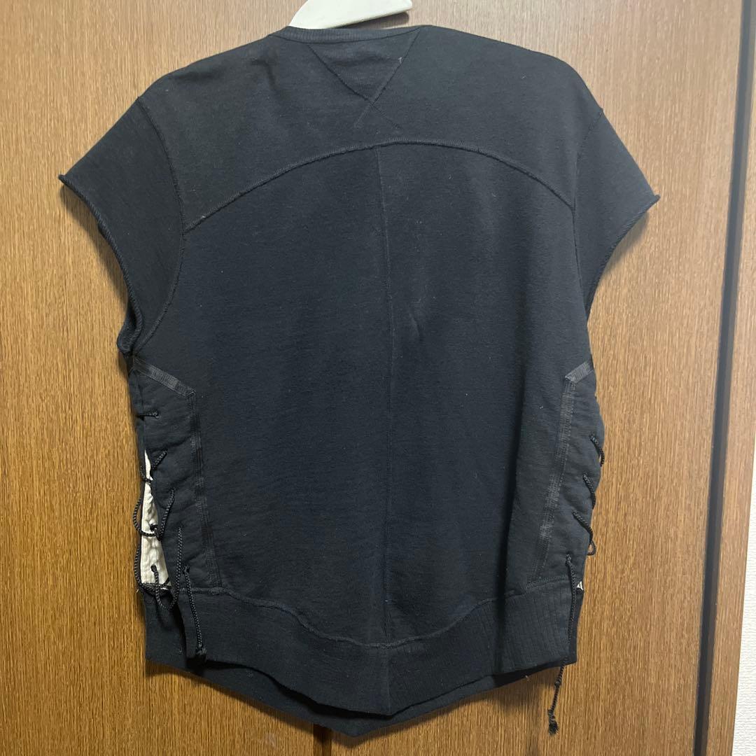 NUMBER (N)INE レースアップ シルク ノースリーブトップス 09ss