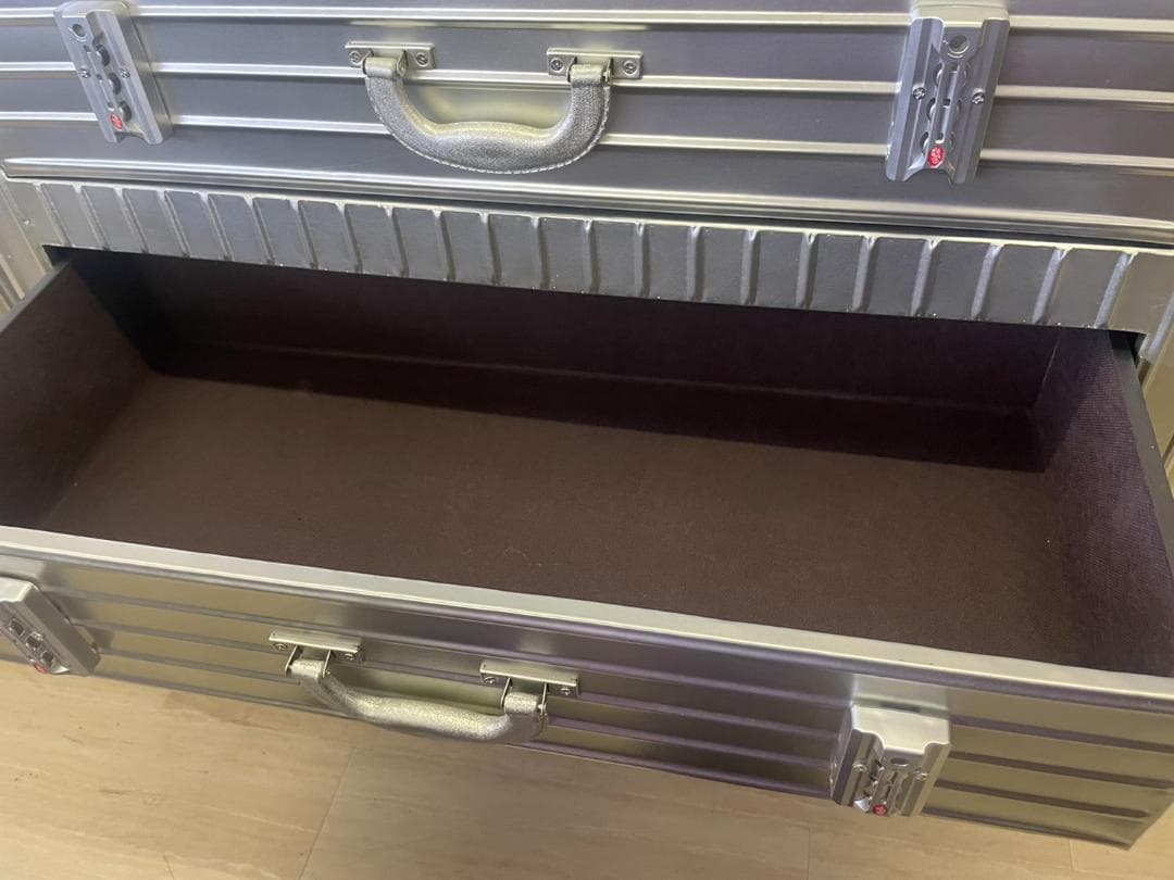 男前インテリア　3段チェスト　ワイド　インダストリアル　収納　引出し　スチール