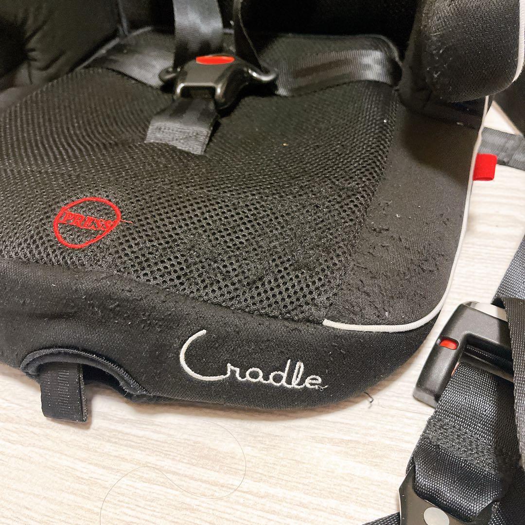 クレイドル オーカモバイルシート ジュニアシート ブラック isofix