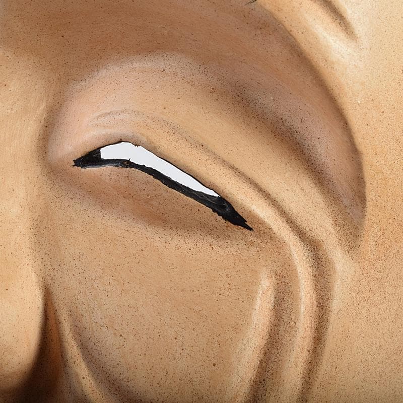 能面　能楽　雅楽　木彫　姥面　V　R9454