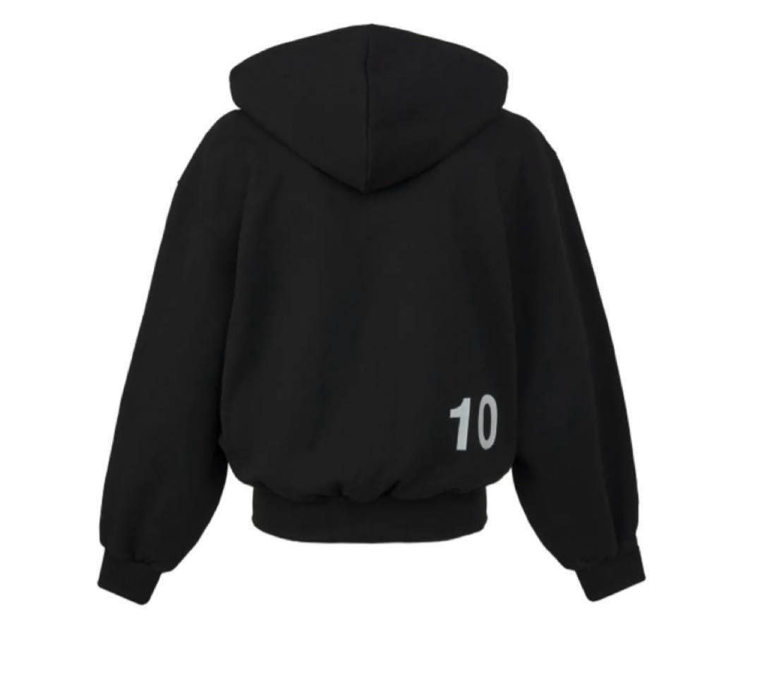 【ESC STUDIO】lettering hoodie zip-up