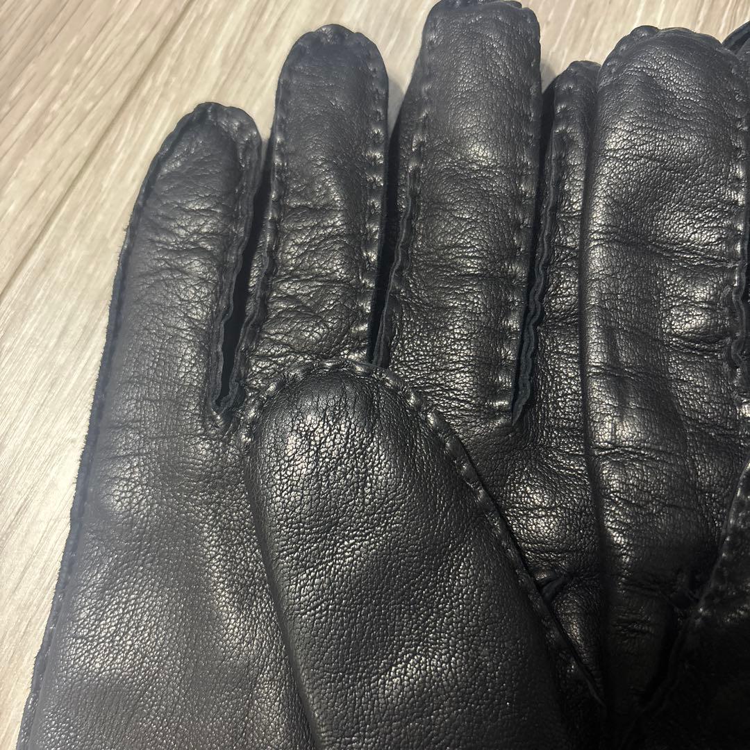h*x様 Dunhill ダンヒル レザー カシミヤライニング グローブ　手袋