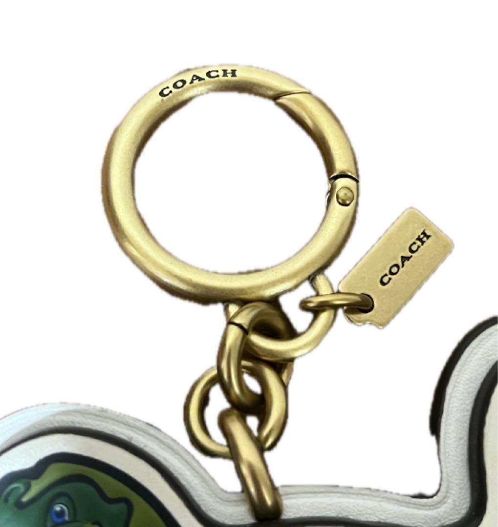 kinaco コーチのレキシー バッグ チャーム・シグネチャー キャンバス