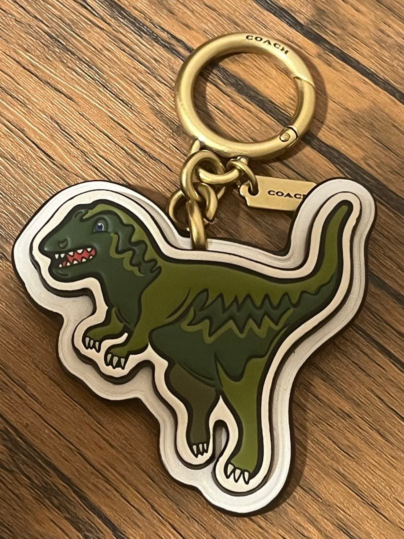 kinaco コーチのレキシー バッグ チャーム・シグネチャー キャンバス