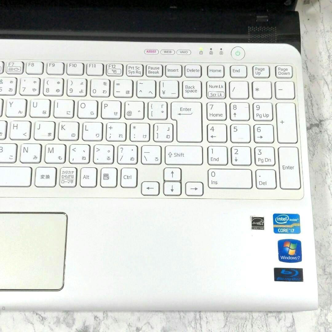 DV11 VAIO ノートパソコン Core i7 オフィス付き カメラ SSD