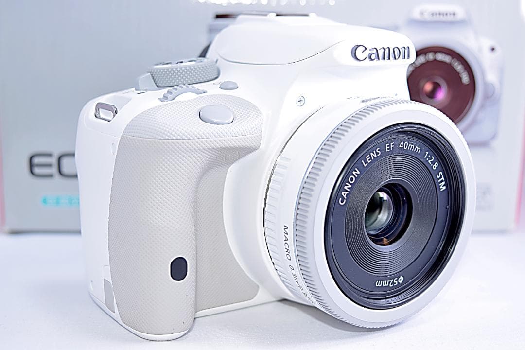 Canon kiss x7☆希少ホワイト☆スマホに転送☆高性能レンズ！