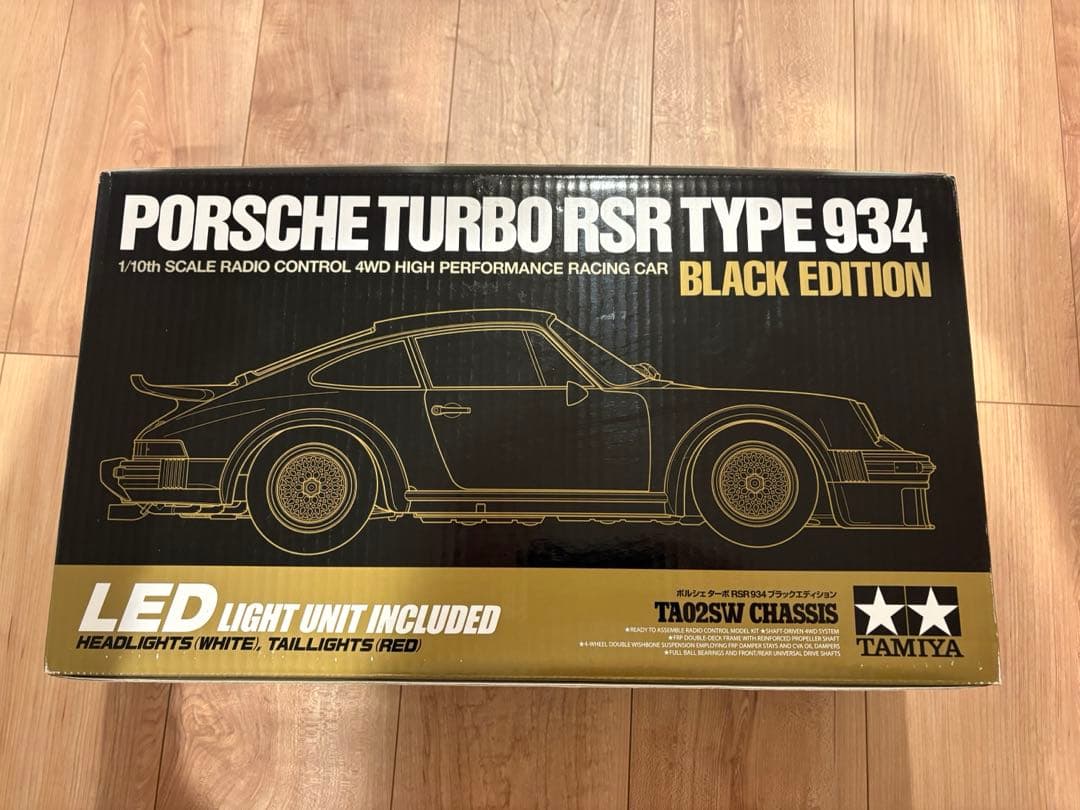 タミヤRC 1/10 ポルシェ934 ブラックエディション　TA02SW
