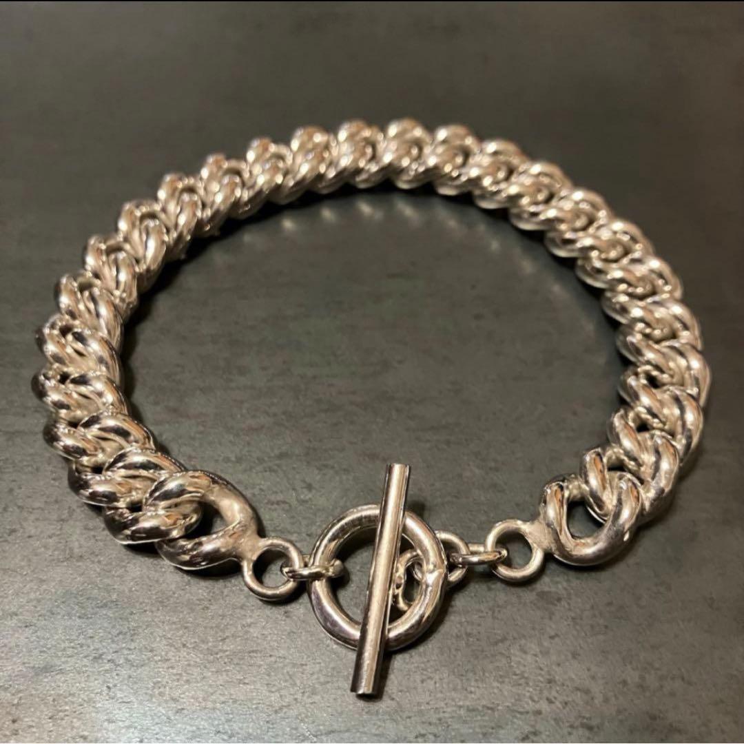 SILVER925 FLAT LINK BRACELET/シルバー/ブレスレット