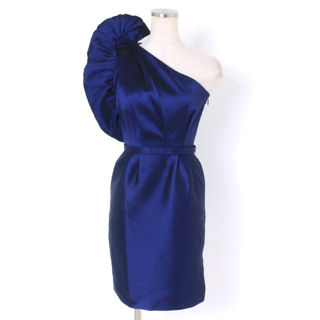 新品 STELLA McCARTNEY ワンショルダードレス ワンピース ブルー