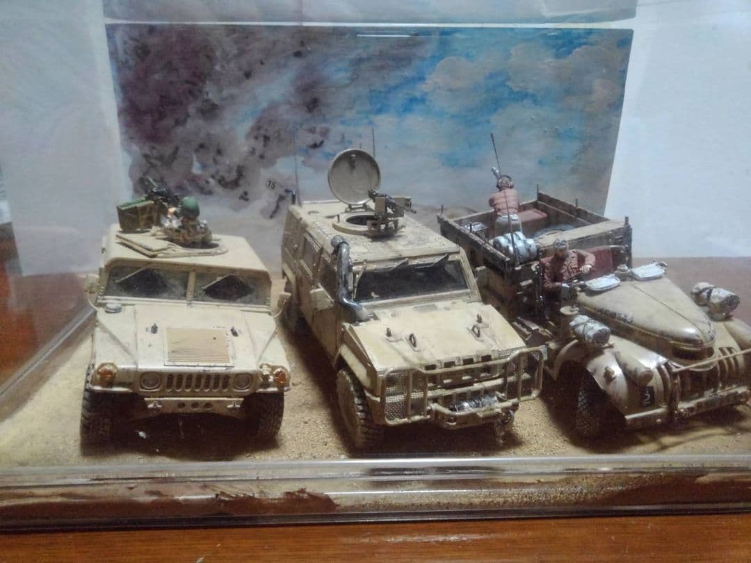 1/35 装甲車両3台セット　完成品