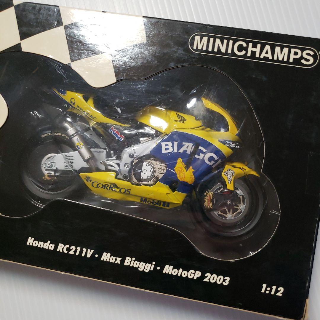 ミニカー MINICHANPS 1/12 HONDA RC211V M.B 2003