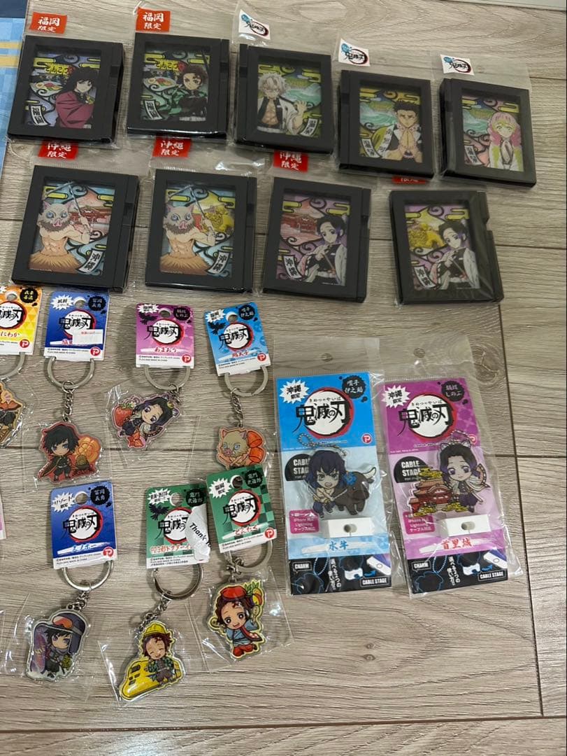 鬼滅の刃 全集中展 静岡会場限定 アクリルチャーム 日本限定ご当地 キーホルダー