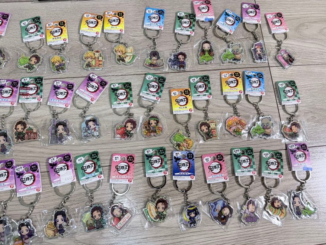 鬼滅の刃 全集中展 静岡会場限定 アクリルチャーム 日本限定ご当地 キーホルダー