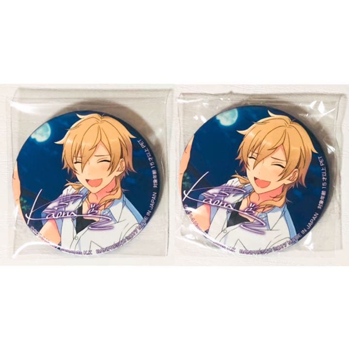 新品★あんスタ★UNDEAD【羽風薫】バラエティ★缶バッジ★バラ缶★2点セット