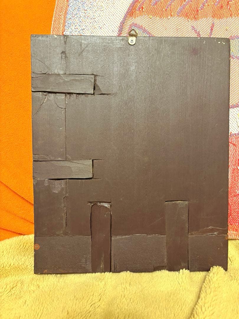 アンティーク宗教画　イコン　全能者ハリストス　パントクラトール　骨董品