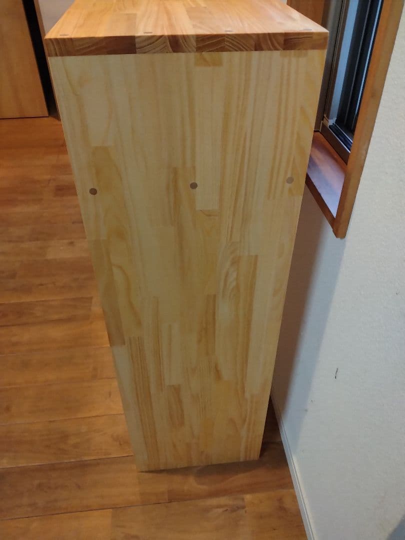 木製　ハンドメイド　オーダー　コの字　キヌカ　棚　シェルフ　ラック　水槽台