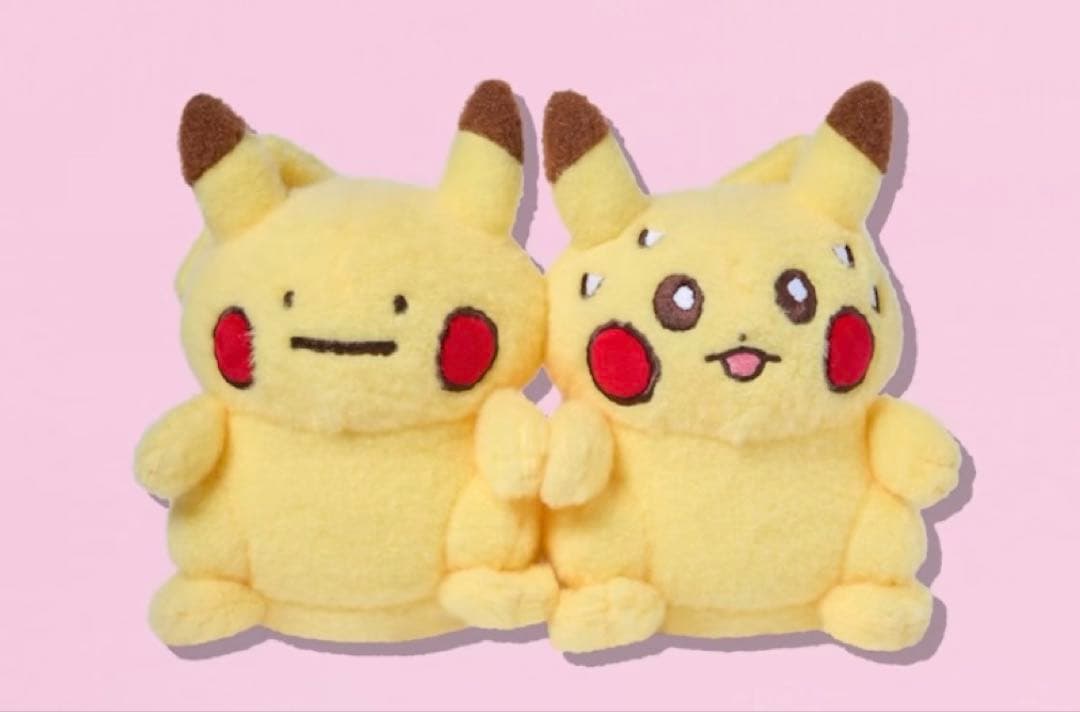 韓国限定 ポケモン ピカチュウ ぬいぐるみ メタモンは変身中
