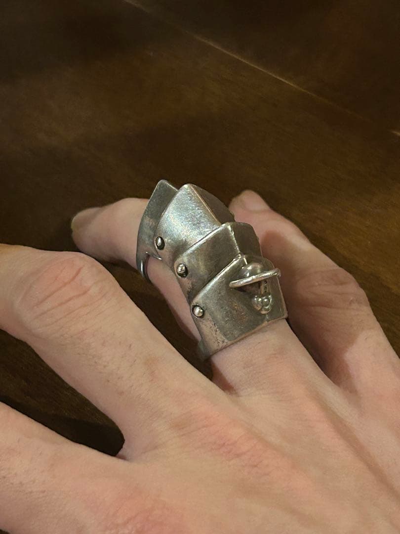 ⚠️ 変形難アリ ヴィヴィアン初期アーマーリング Lサイズ イタリア製　15号