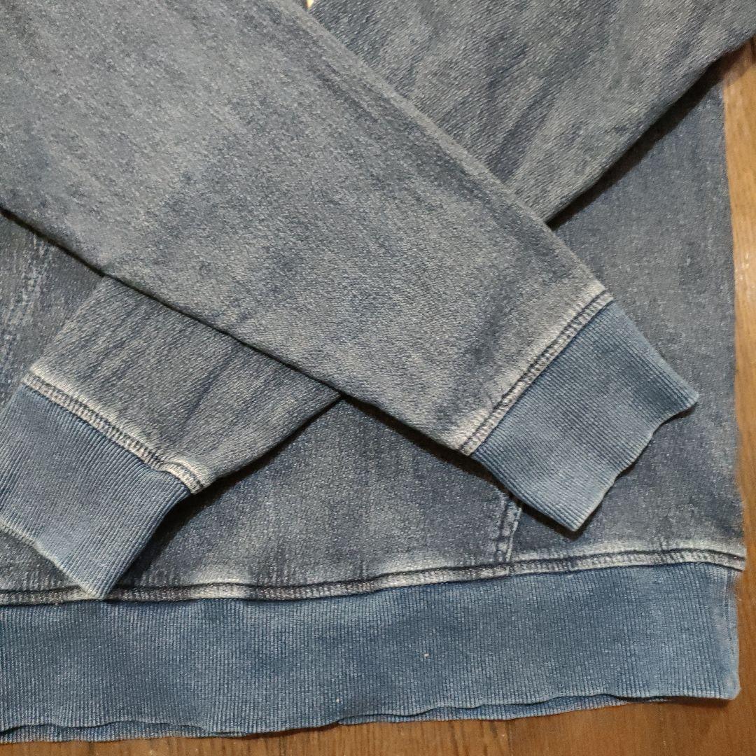 ディーゼルデニムスエットフード付きパーカー