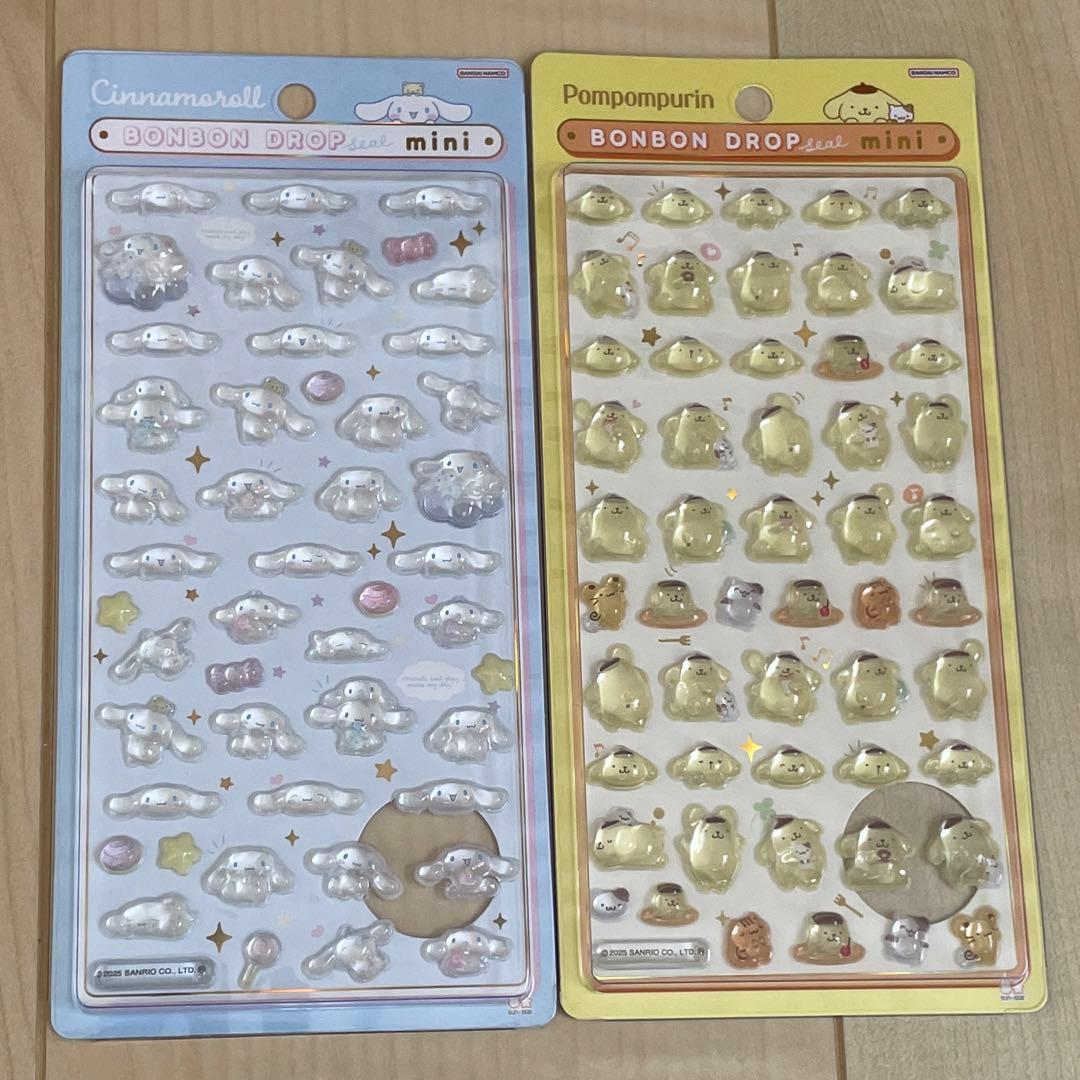 たまごっち　サンリオミニ　ボンボンドロップシール　全種フルコンプリートセット