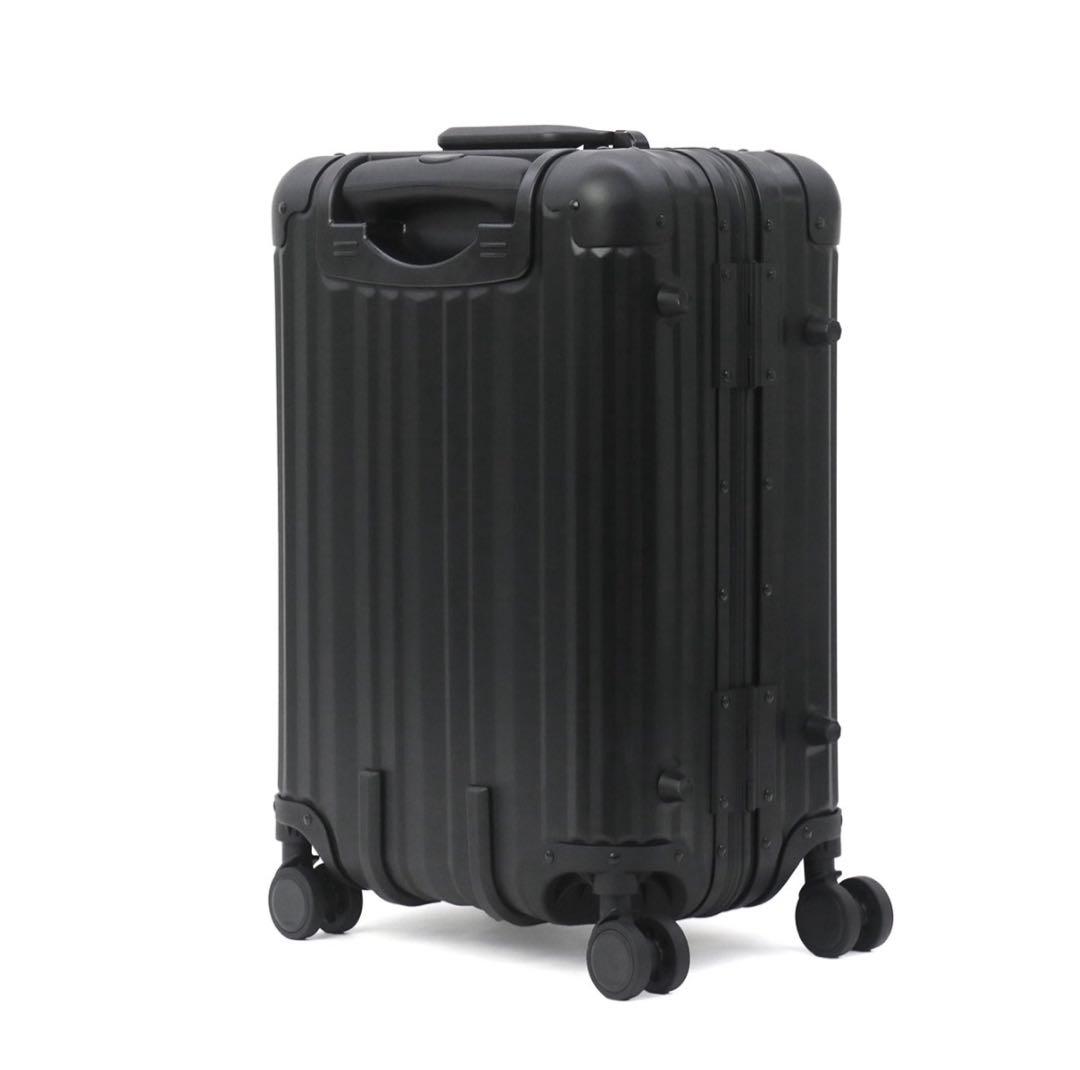 新品未使用　リカルド　アルミニウム　スーツケース　マットブラック20インチ40ℓ