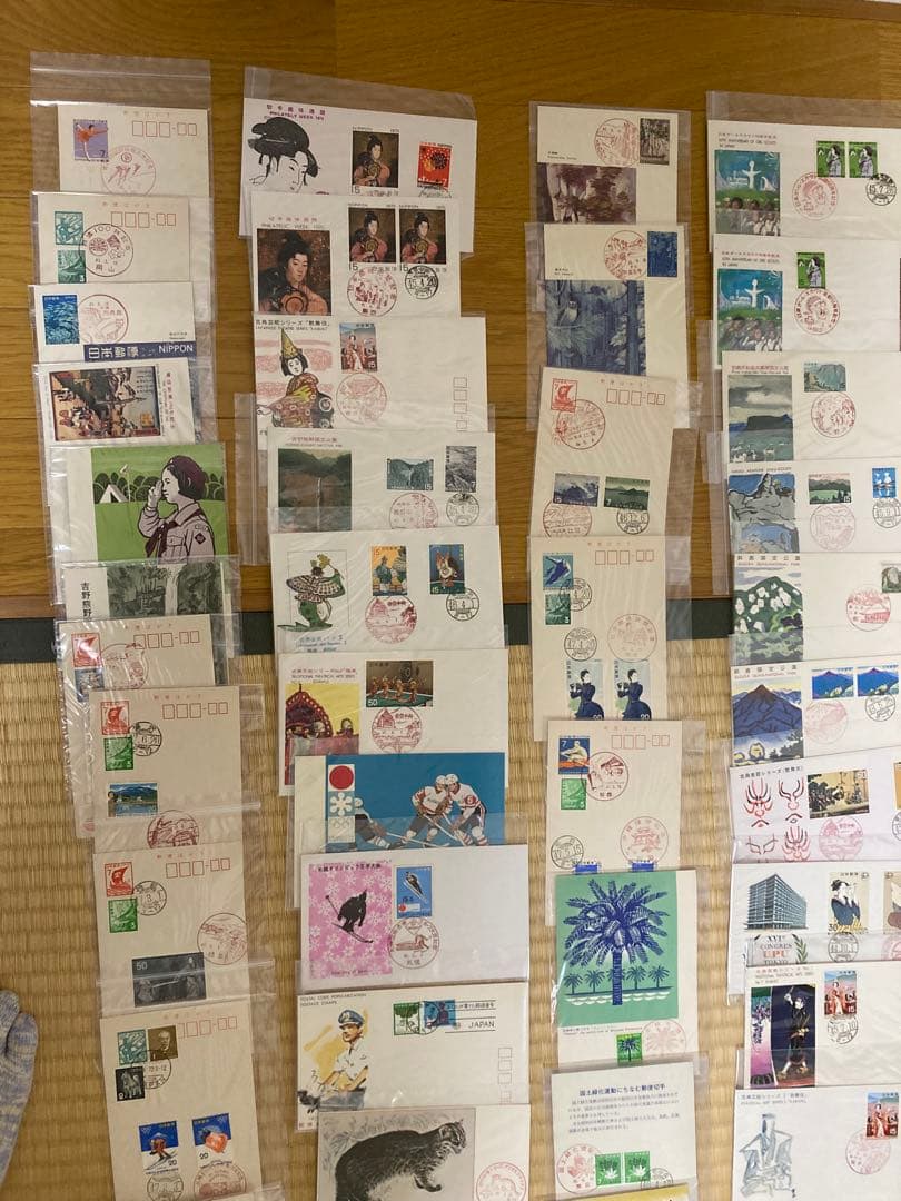 1970年代中心　初日カバー、マキシマムシートなど