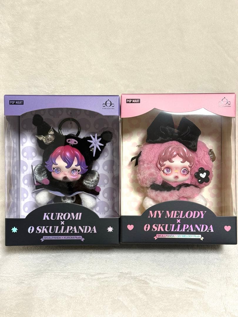 ポップマート　スカルパンダ　クロミ　マイメロディ　サンリオコラボ
