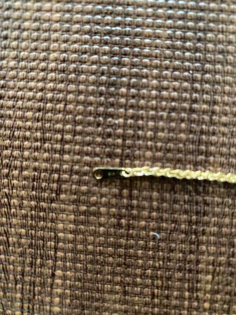 18金ロープチェーンブレスレット