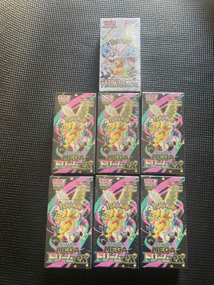 ポケカBOXまとめ売り MEGAドリームEX テラスタルフェス　シュリンク付き