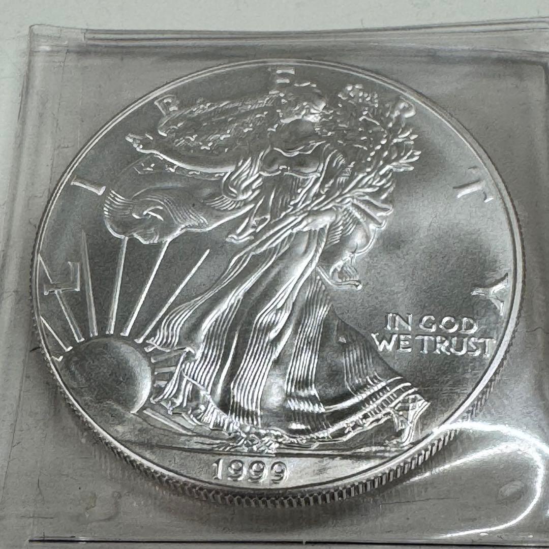 1998年 1999年2枚セット　ウォーキングリバティ 銀貨 1オンス