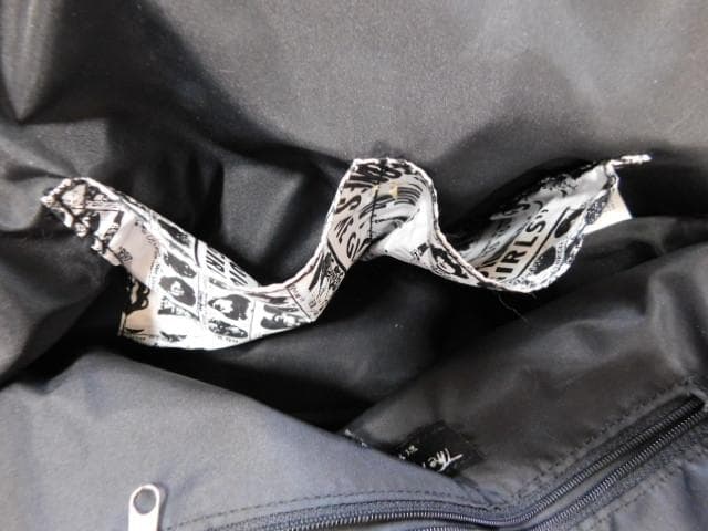 未使用　ローリングストーンズ　ボストンタイプバッグ　黒系