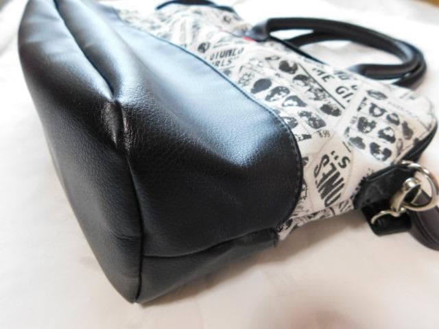 未使用　ローリングストーンズ　ボストンタイプバッグ　黒系