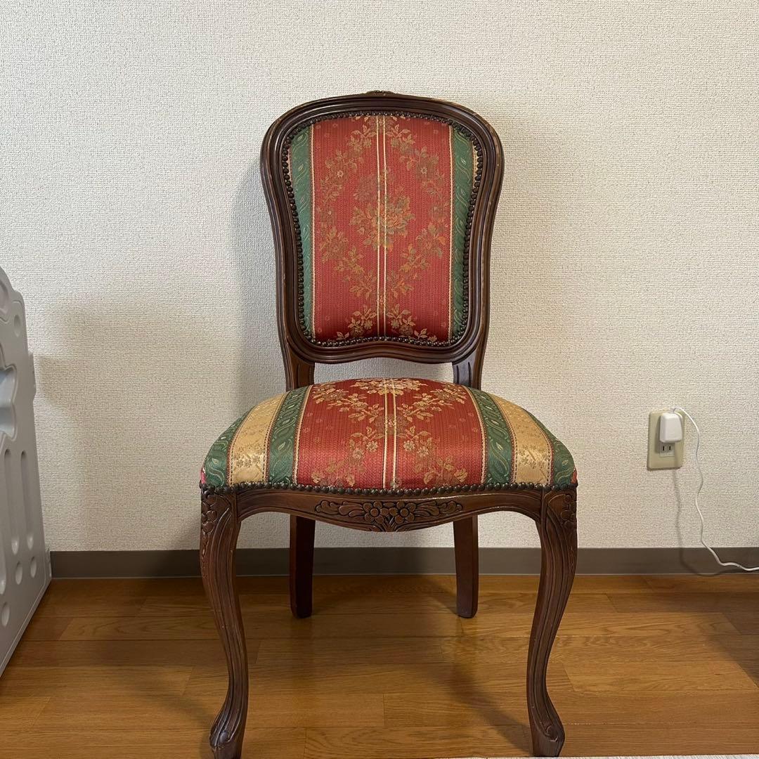 イタリア製クラシックチェア アンティーク 猫脚 高級家具　イタリアン家具