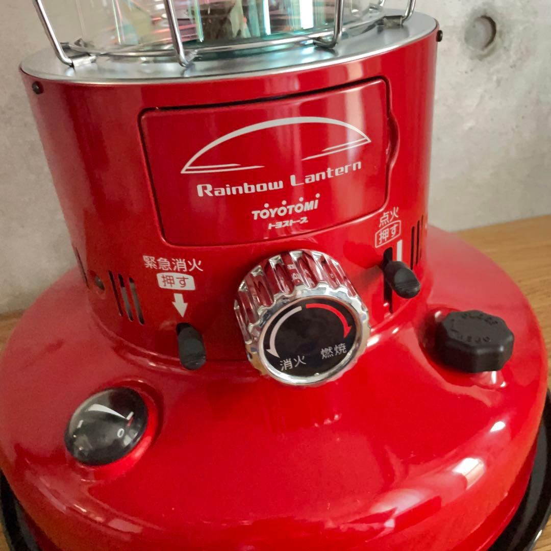 トヨトミ　レインボーストーブ　レッド